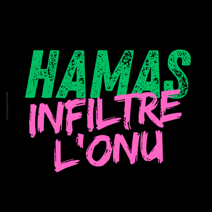 Série "Dangers du Hamas" - lot de Stickers