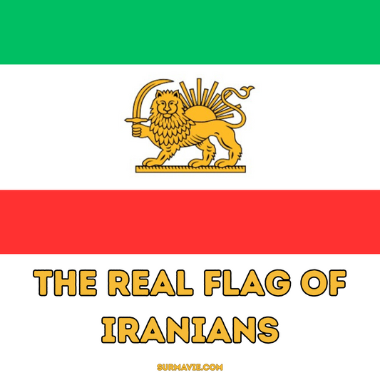 The real flag of iranians - Stickers pack