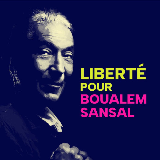 « Liberté pour Boualem Sansal » - Lot de stickers