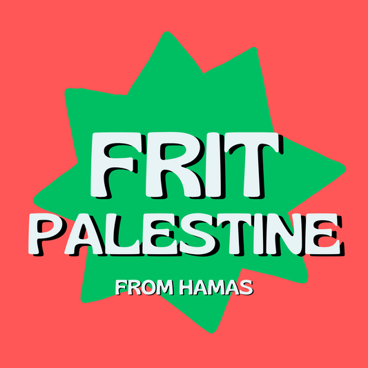 Lot de stickers autocollants "Frit Palestine from Hamas"
