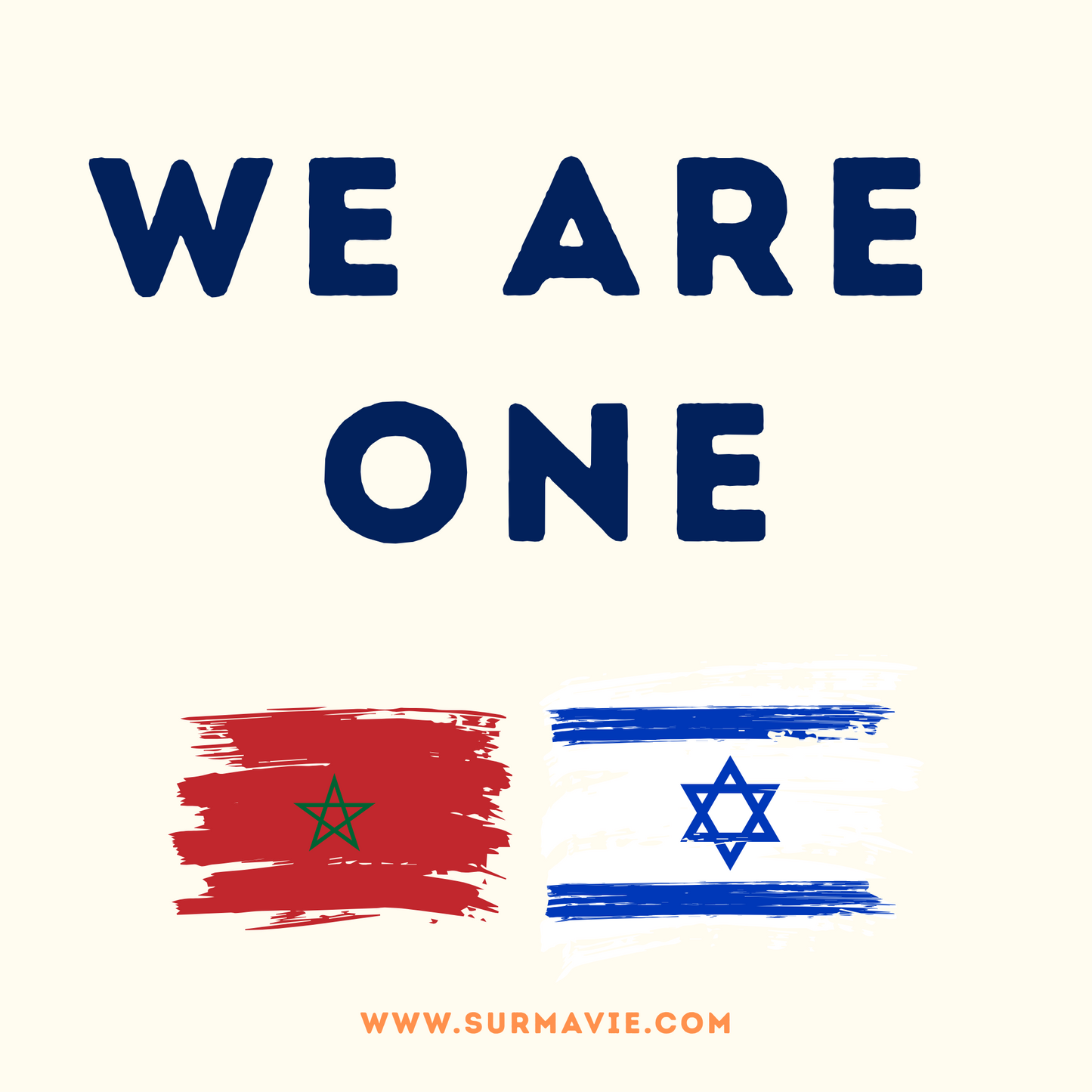 We Are One - My country loves Israël - Sticker set