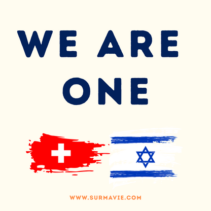 We Are One - My country loves Israël - Sticker set